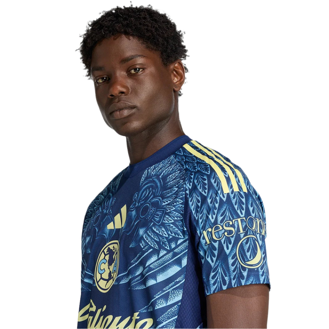 adidas Araujo Men's Club AmÃ©rica 25/26 Authentic Away Jersey (Blue)