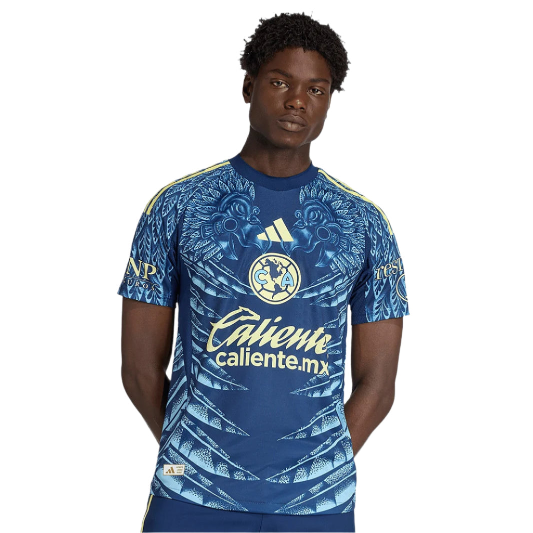 adidas B. Rodriguez Men's Club AmÃ©rica 25/26 Authentic Away Jersey (Blue)