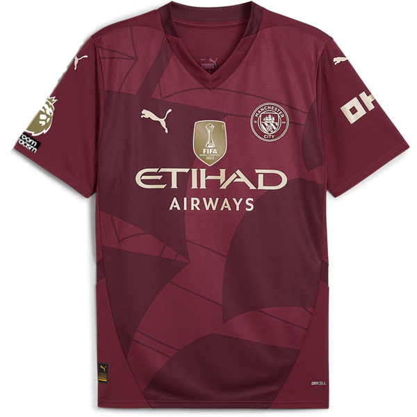 Puma Manchester City JoÅ¡ko Gvardiol Third Jersey w/ EPL + No Room For Racism + Club World Cup Patches24/25 (Dark Jasper)
