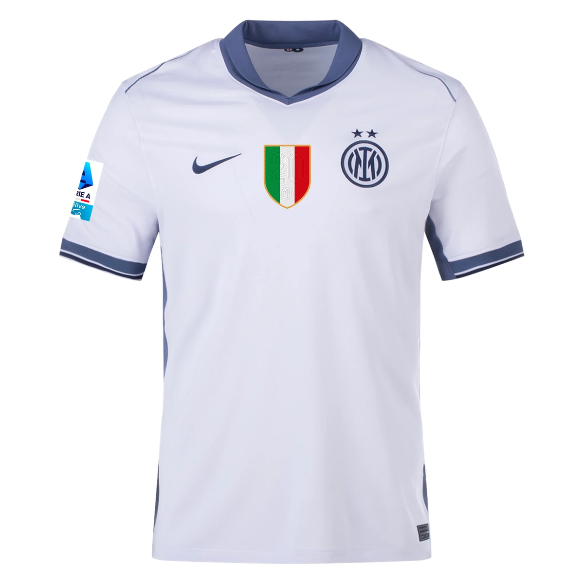 Nike Inter Milan Marko ArnautoviÄ‡ Away Jersey w/ Serie A + Scudetto Patch 24/25 (Summit White/Iris Whisper)