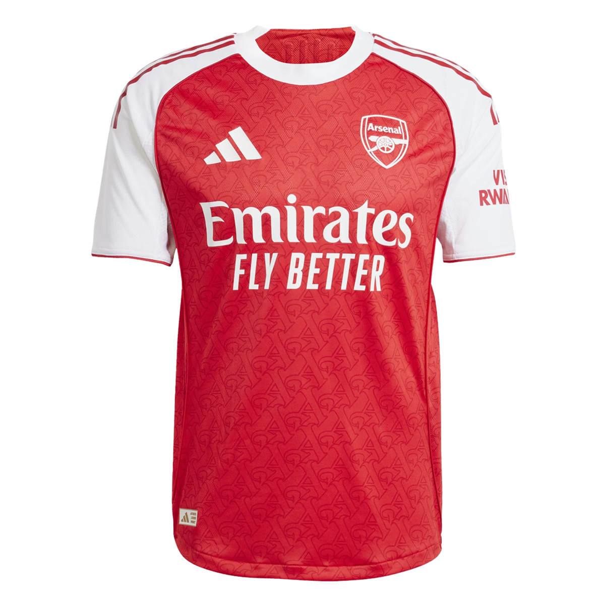 adidas Arsenal FC Authentic Home Jersey 25/26 (Better Scarlet/White)