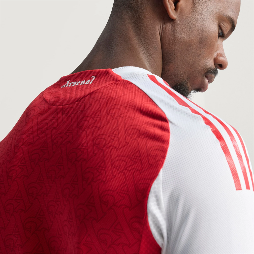 adidas Bukayo Saka Arsenal FC Authentic Home Jersey 25/26 w/ EPL Patch (Better Scarlet/White)