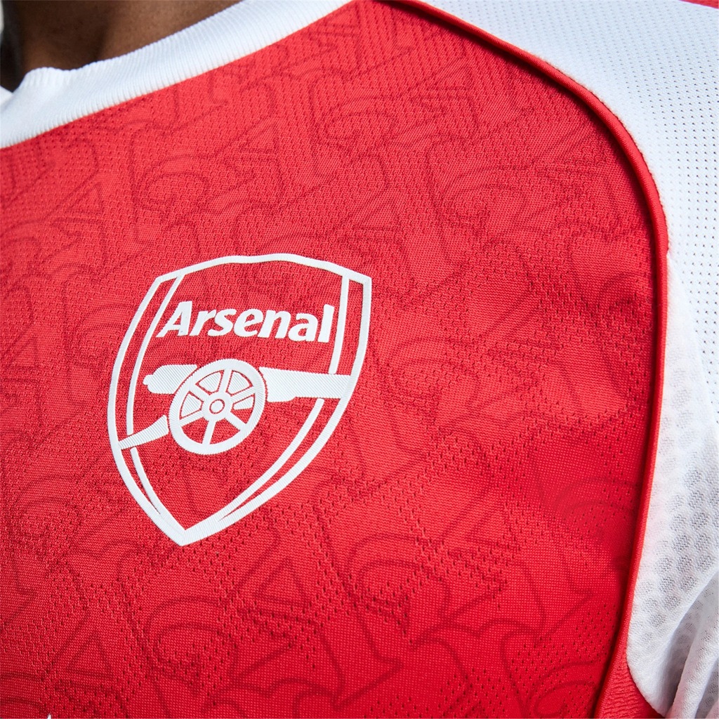 adidas Jorginho Arsenal FC Authentic Home Jersey 25/26 w/ EPL Patch (Better Scarlet/White
