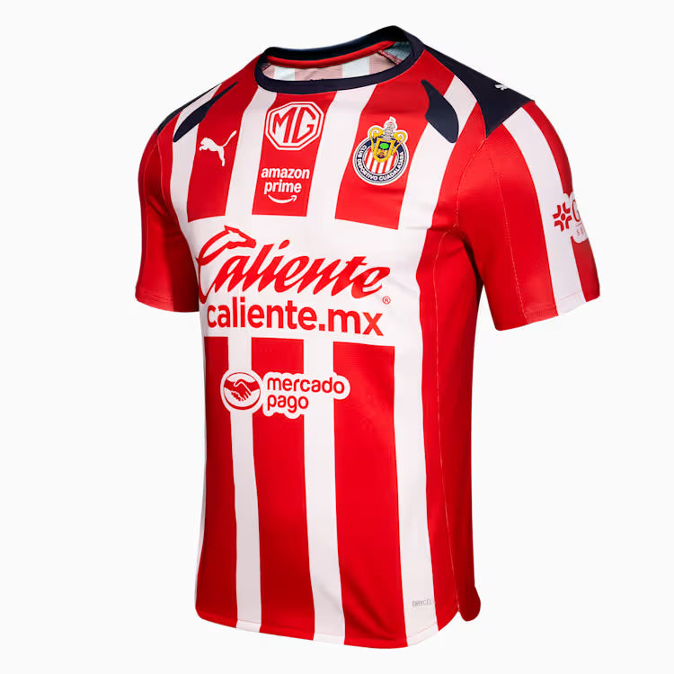 Puma Omar Govea Men's Chivas De Guadalajara Home Jersey 25/26 (Puma Red/White)