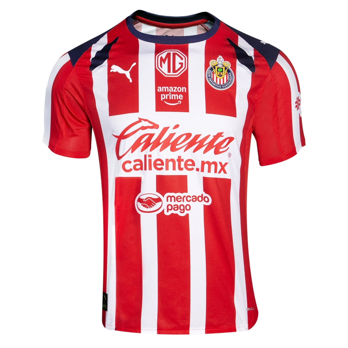 Puma Miguel Gomez Men's Chivas De Guadalajara Home Jersey 25/26 (Puma Red/White)