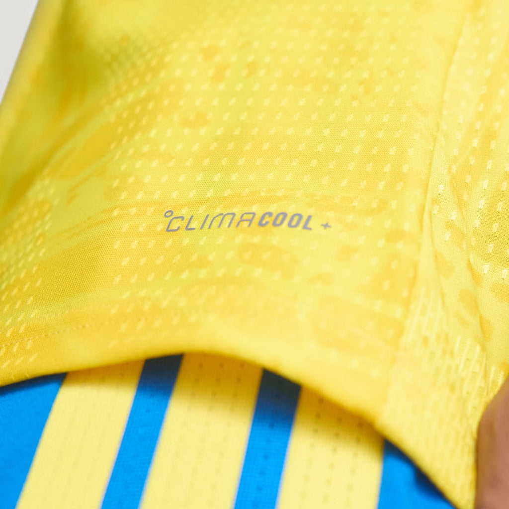 adidas Men's Lucumi Colombia 2026 Authentic Home Jersey (Impact Yellow)