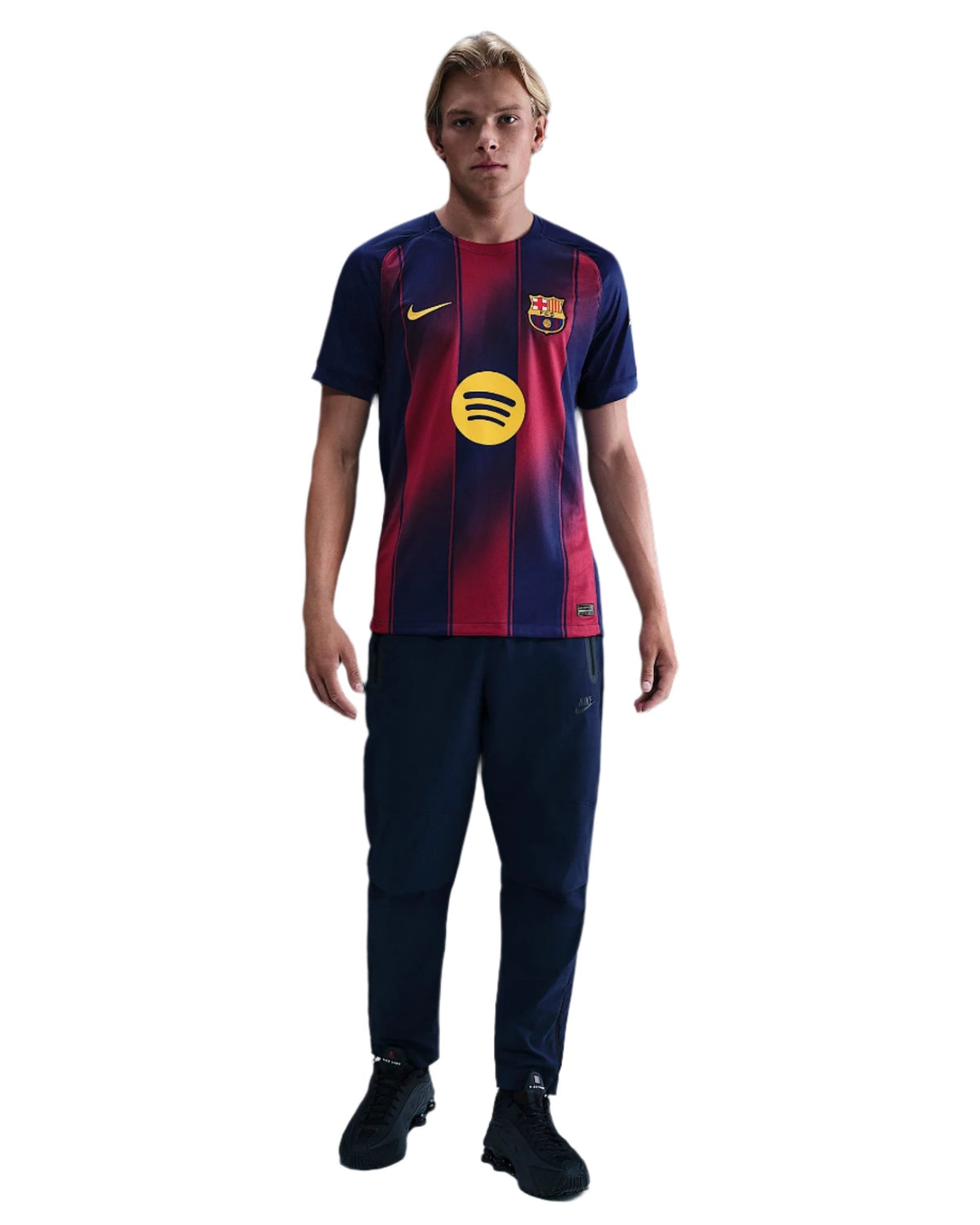 Nike Cubarsi FC Barcelona Home Jersey 25/26 w/ Champions League Patches (Deep Royal Blue/Midwest Gold)