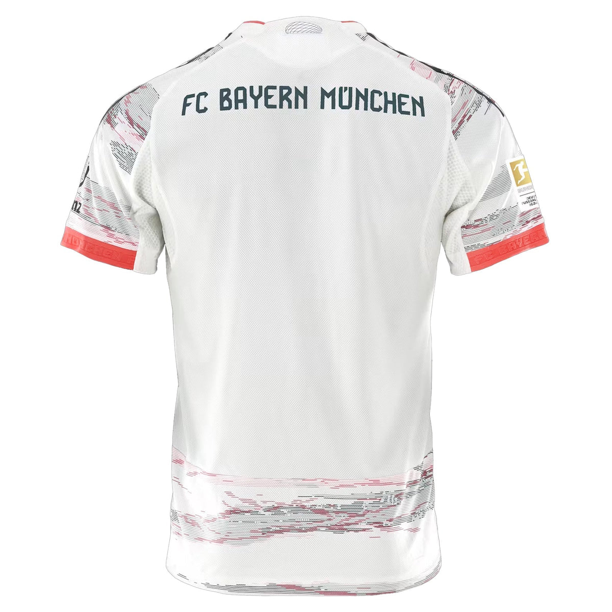 adidas Ito Authentic Away Jersey 25/26 w/ Sponsor + Meister Bundesliga Patch (White/Red)