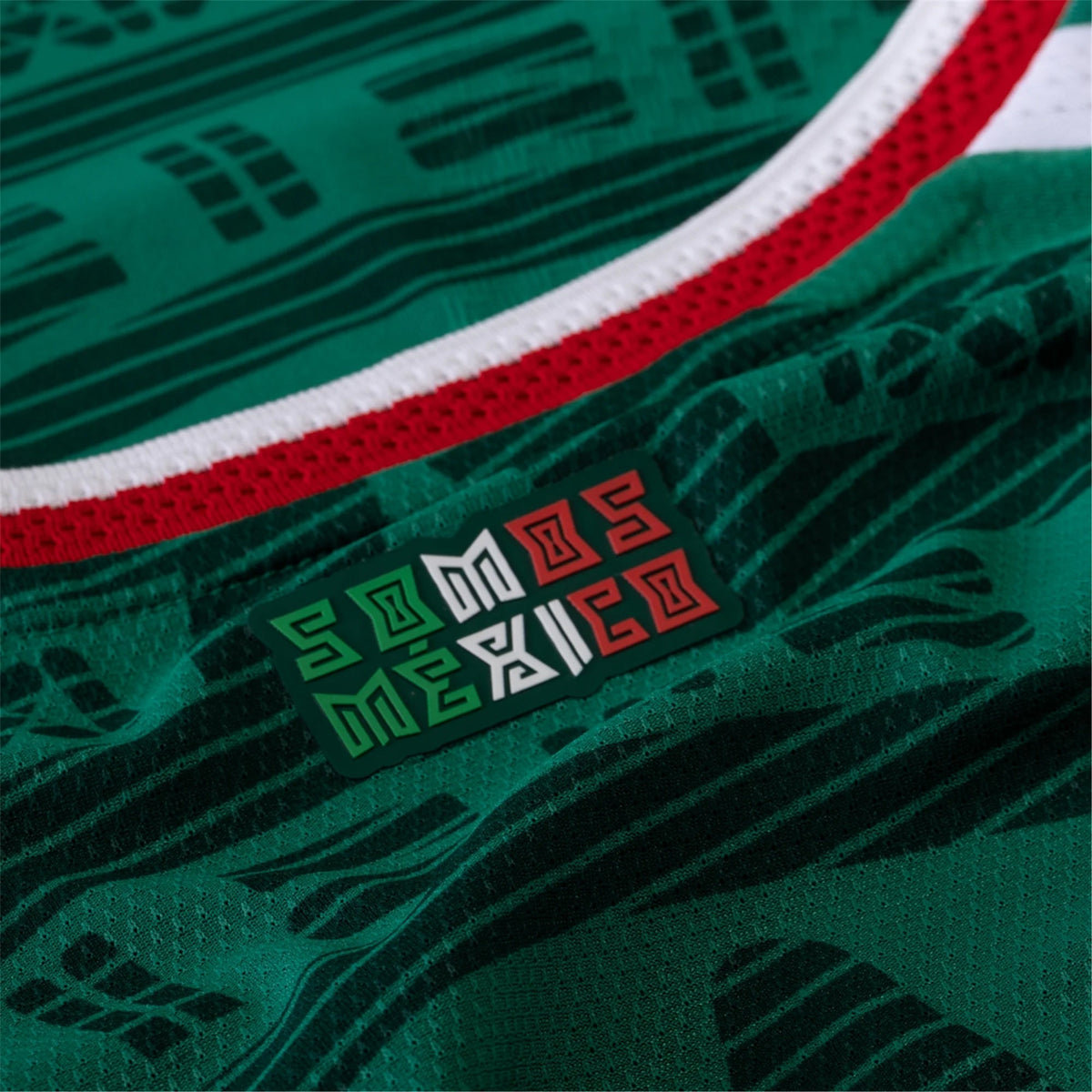 adidas Men's E. Alvarez Mexico Authentic Home 2026 World Cup Jersey (Bold Green)