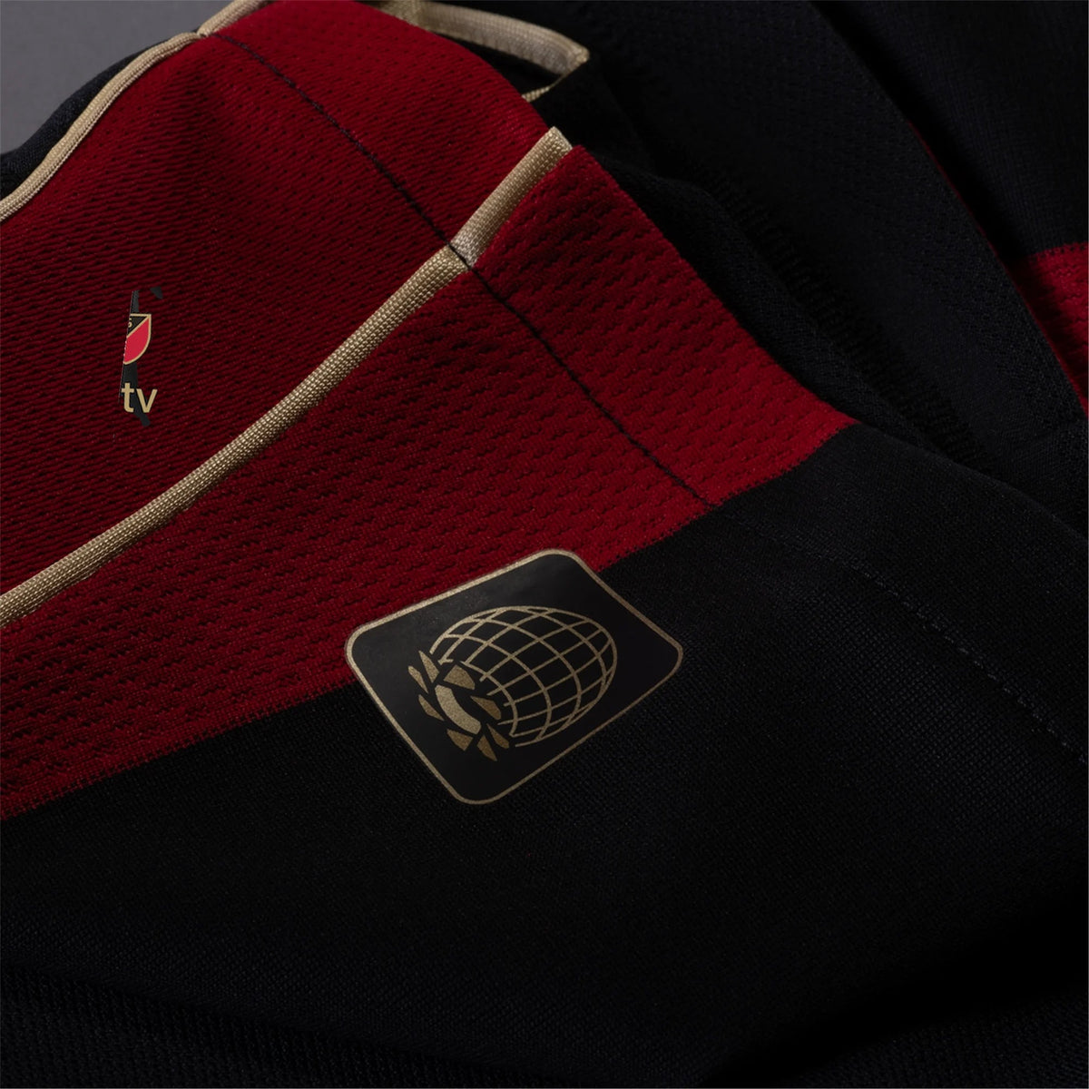 adidas Saba Lobjanidze Atlanta United Authentic Home Jersey w/ MLS Patches 25/26 (Red/Black)