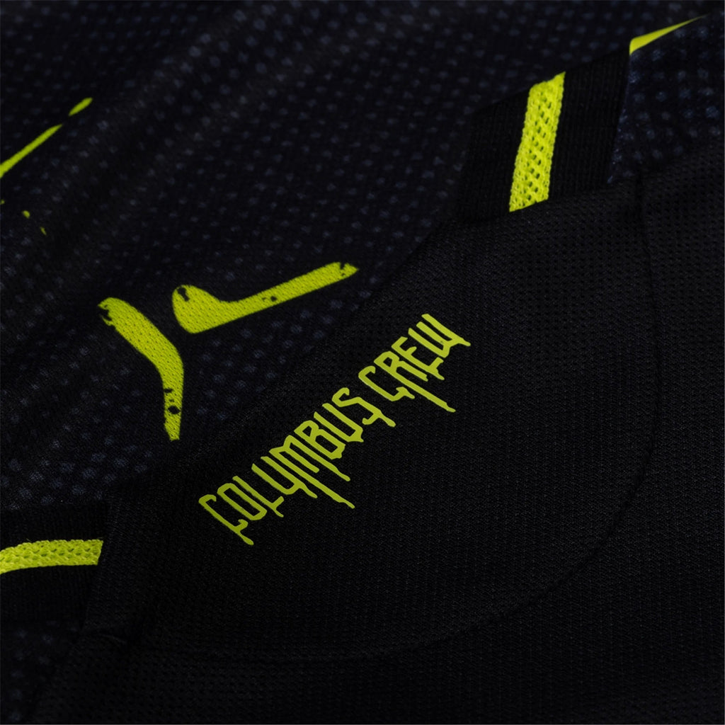 adidas Amar SejdiÄ‡ Columbus Crew Authentic Away Jersey w/ MLS Patches 25/26 (Black/Yellow)