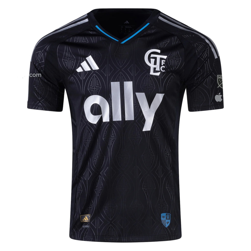 adidas Bill Tuiloma Charlotte FC Authentic Away Jersey 25/26 (Black)