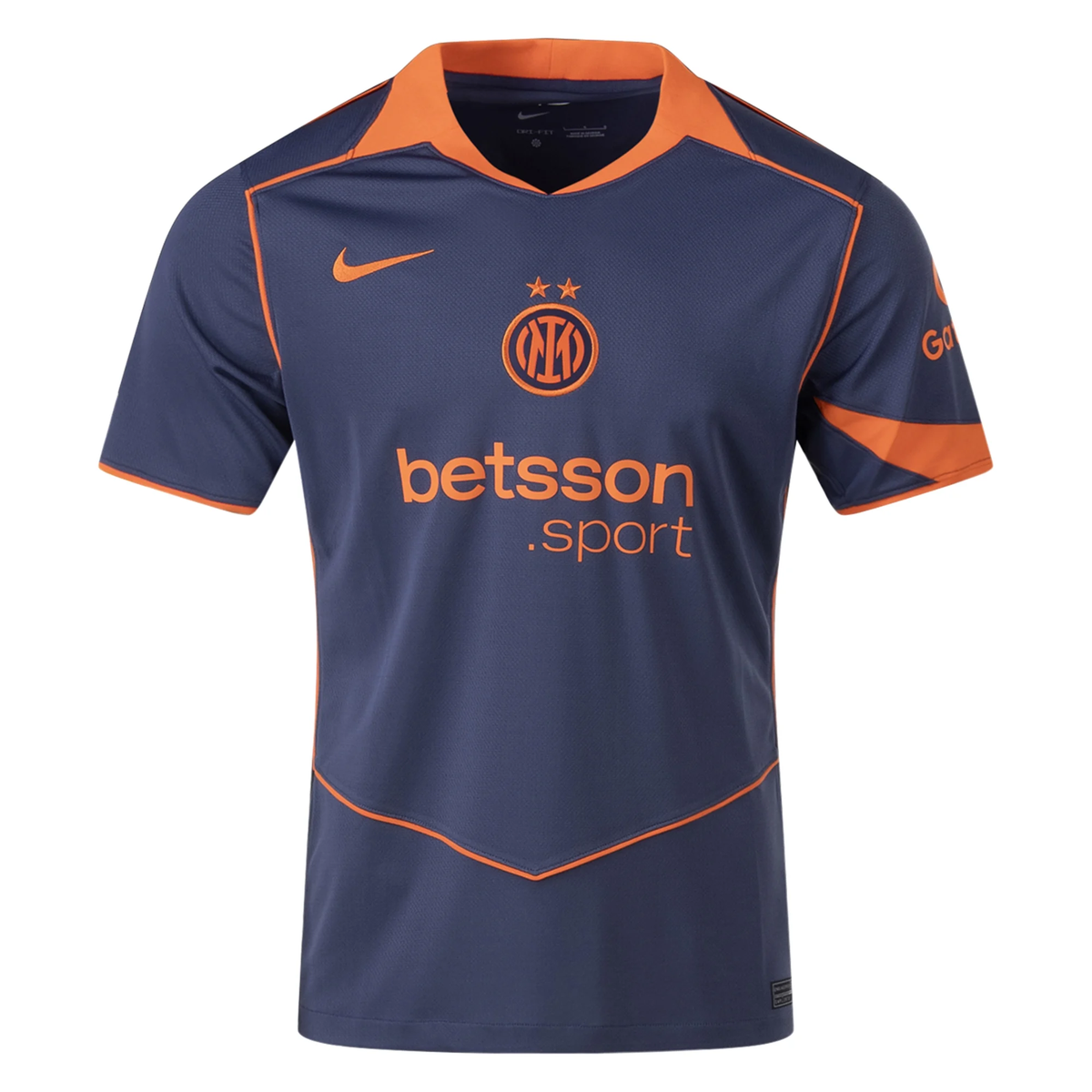 Nike Inter Milan T90 Third Jersey 25/26 (Thunder Blue/Safety Orange)