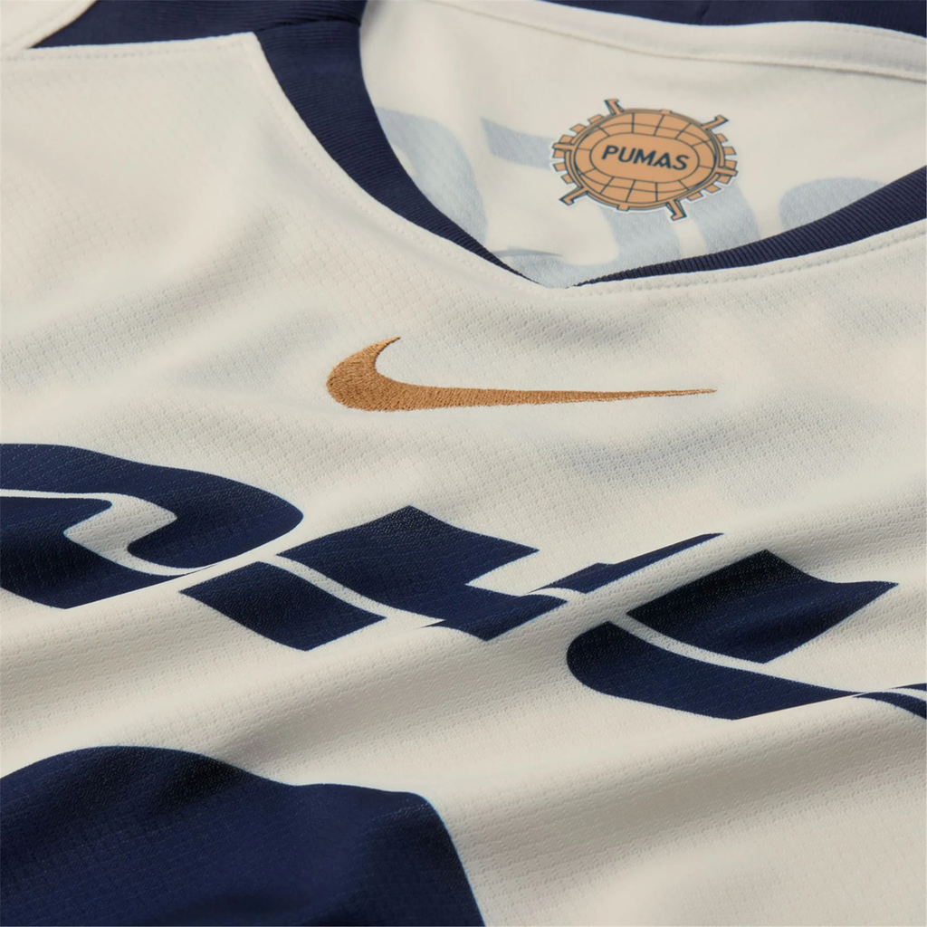 Nike Pumas UNAM Home Jersey 25/26 (Sail/Club Gold)