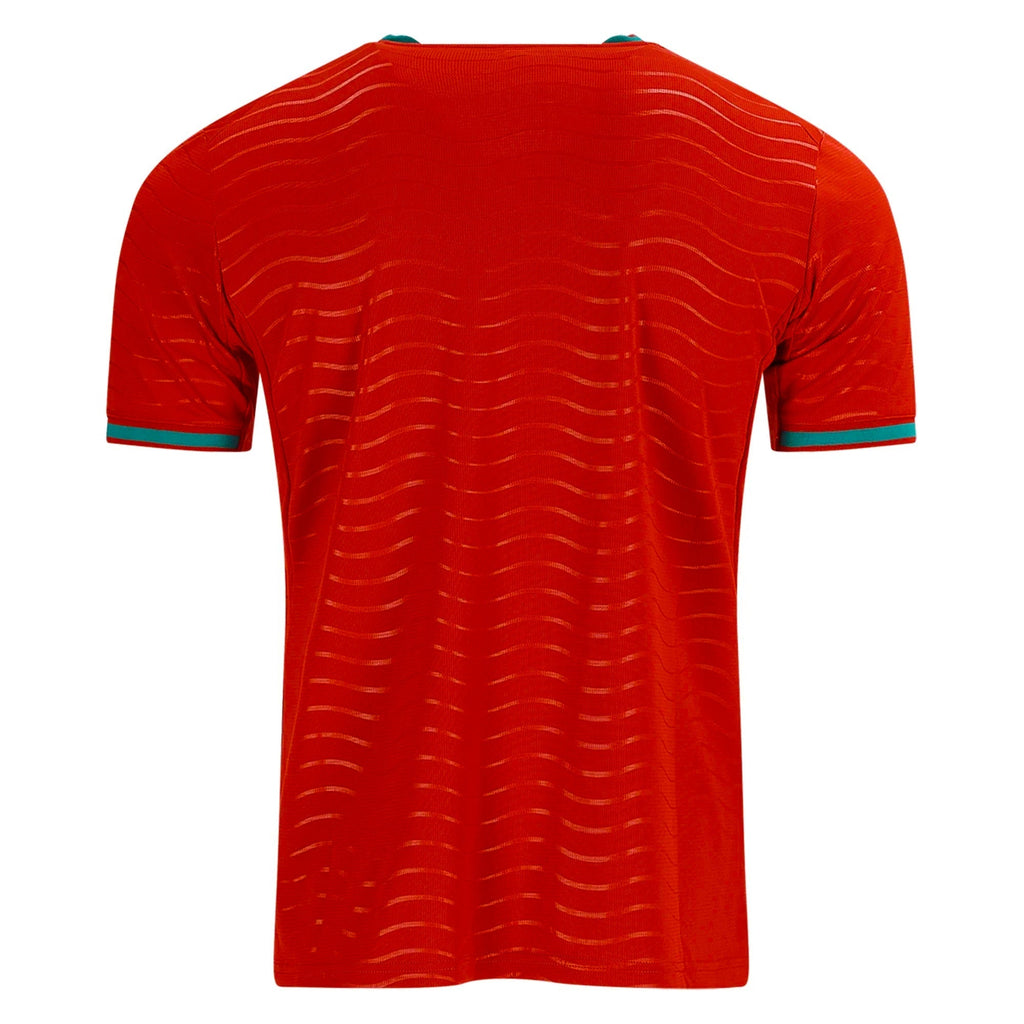 PUMA Portugal Home World Cup 2026 Soccer Jersey (Club Red/Green Lagoon)