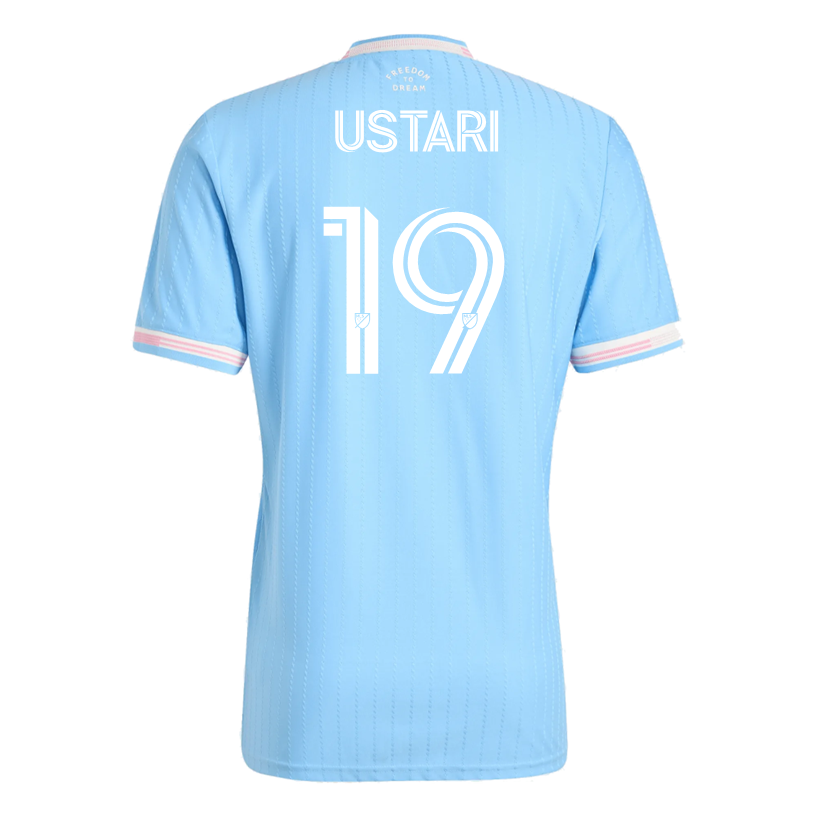 adidas Ustari Inter Miami Authentic Third Jersey 25/26 (Blue/Pink)