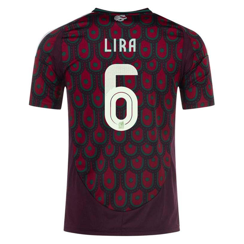Adidas Mens Mexico Erik Lira Home Jersey 24/25 (Multicolor)