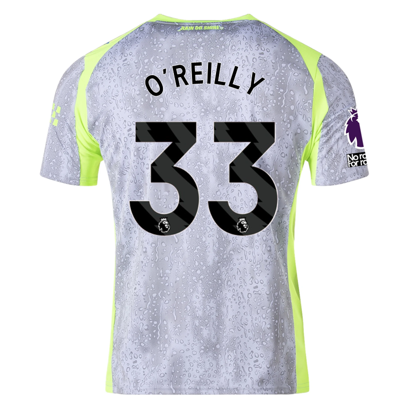 Puma Men's Manchester City Oâ€™ Reilly Third Jersey w/ EPL + No Room For Racism Patches 25/26 (Cool Weather/Pro Green)