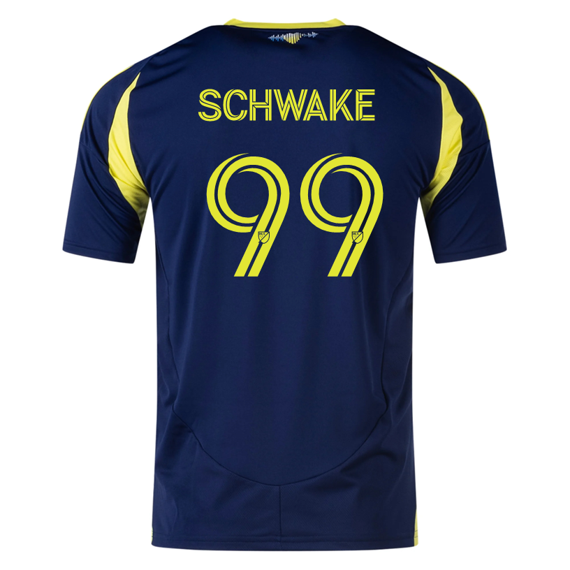 adidas Nashville Brian Schwake Away Jersey 25/26 (Tena Blue)