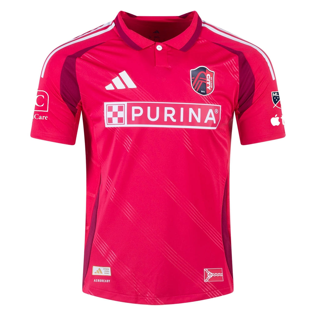 adidas Tomas Totland St. Louis FC Authentic Home Jersey 25/26 (Power Pink)