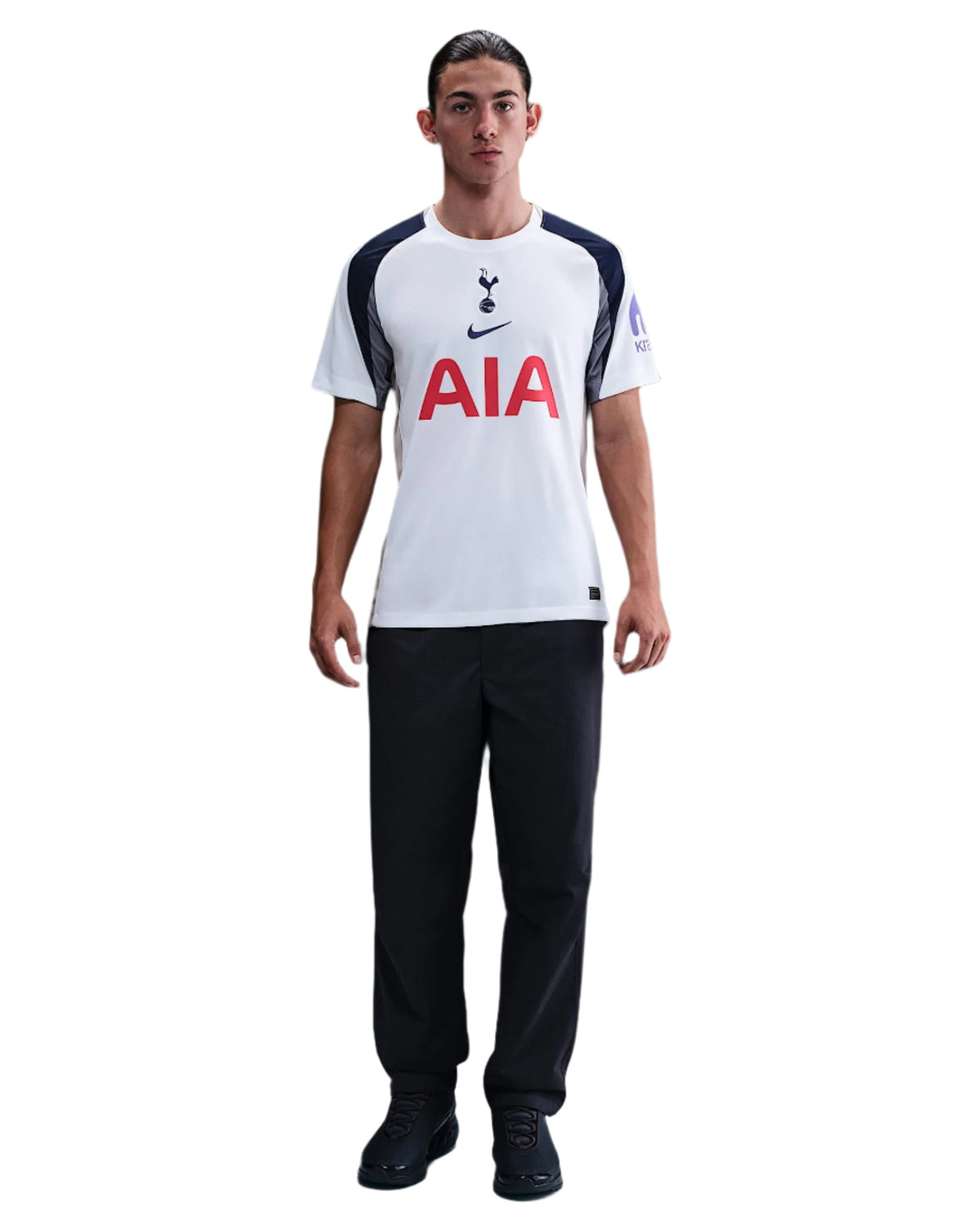 Nike P.M. Sarr Tottenham Hotspurs Home Jersey w/ EPL + No Room For Racism Patch 25/26 (White/Iron/Binary Blue)
