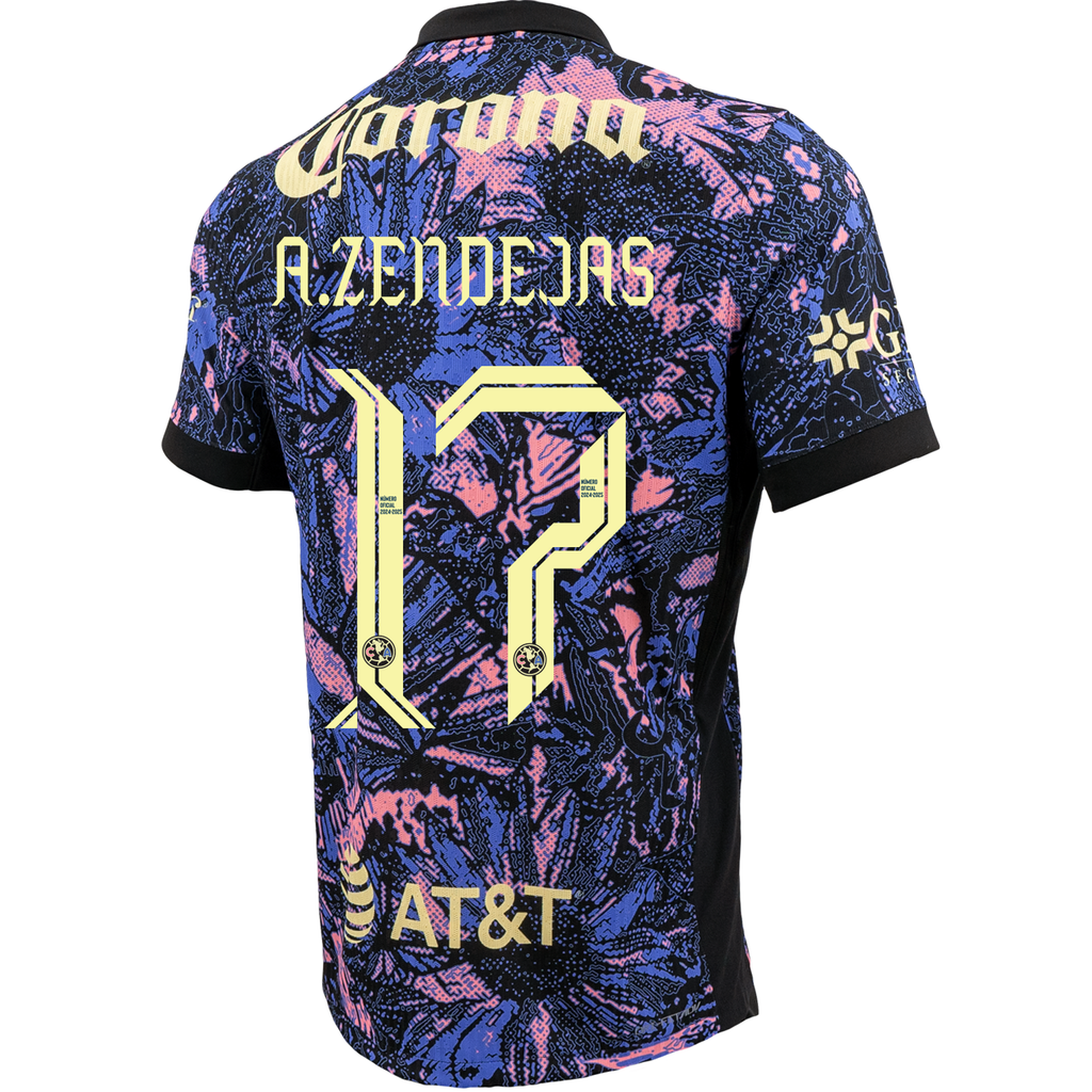 Nike Club America Authentic Alejandro Zendejas Third Jersey 24/25 (Purple)