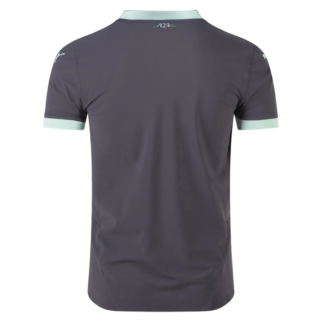 Puma AC Milan Authentic Third Jersey 24/25 (Shadow Gray/Fresh Mint)