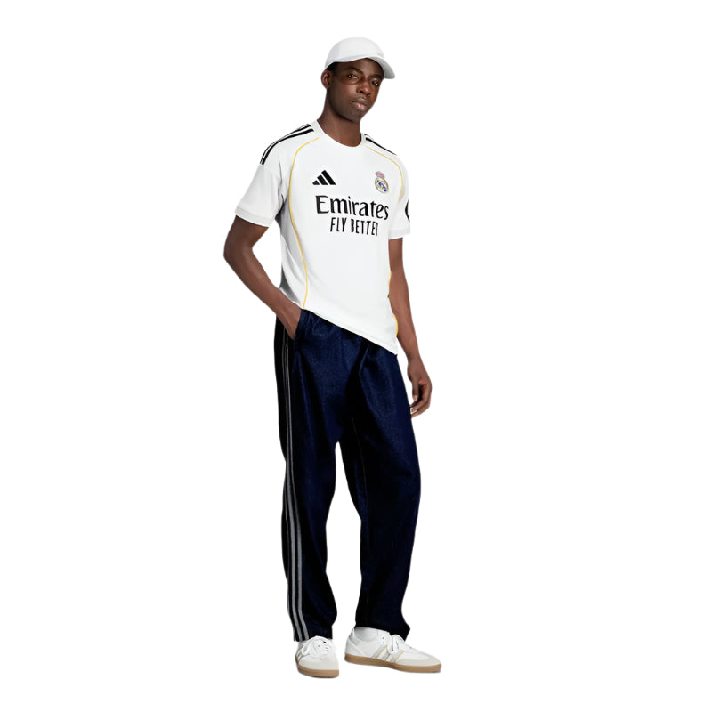 adidas Eduardo Camavinga Real Madrid 25/26 Home Jersey w/ Champions League Patches (White)