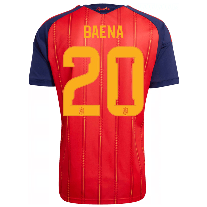 adidas Men's Baena Spain World Cup Home Jersey 2026 (Vivid Red)