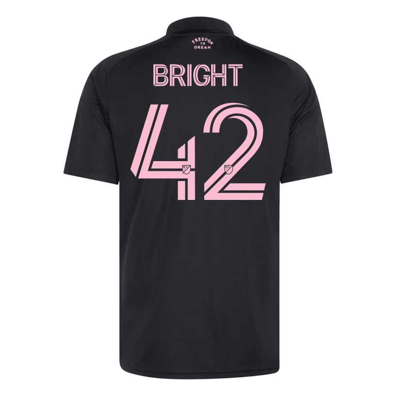 adidas Men's Bright Inter Miami CF 26/27 Away Jersey (Black/Pink)
