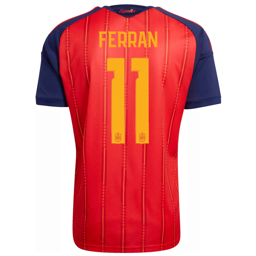 adidas Men's Ferran Spain World Cup Home Jersey 2026 (Vivid Red)