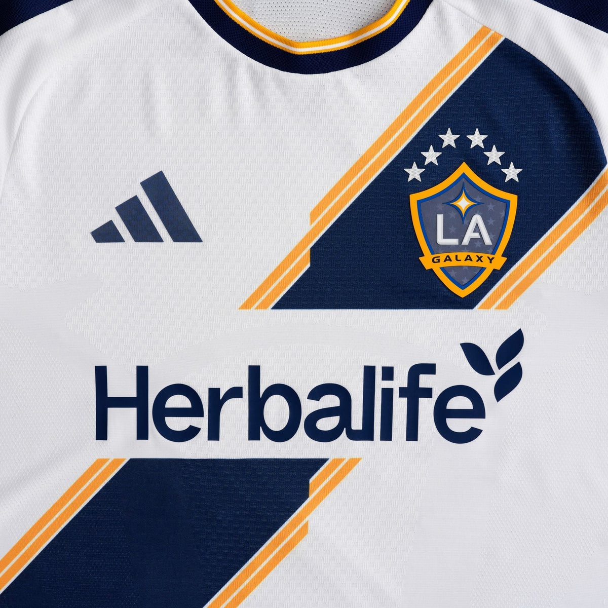 adidas Men's Paintsil LA Galaxy Authentic Match Home Jersey 26/27 (White)