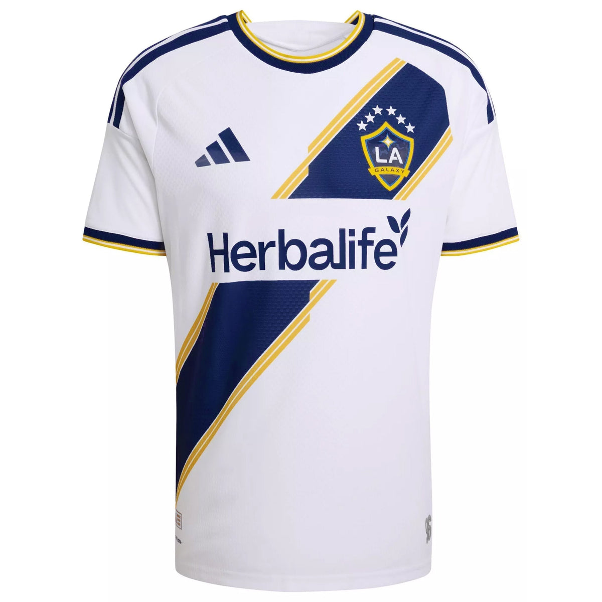 adidas Men's Gabriel Pec LA Galaxy Authentic Match Home Jersey 26/27 (White)