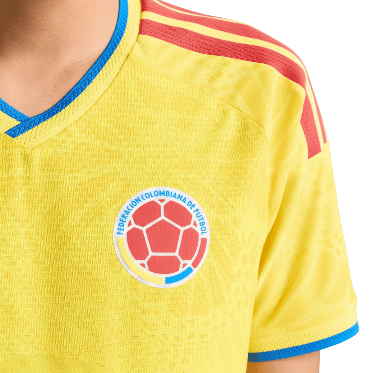 adidas Men's Duran Colombia 2026 Authentic Home Jersey (Impact Yellow)