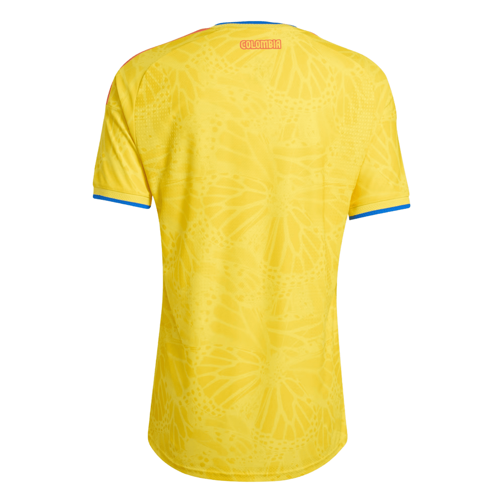 adidas Men's Carrascal Colombia 2026 Authentic Home Jersey (Impact Yellow)