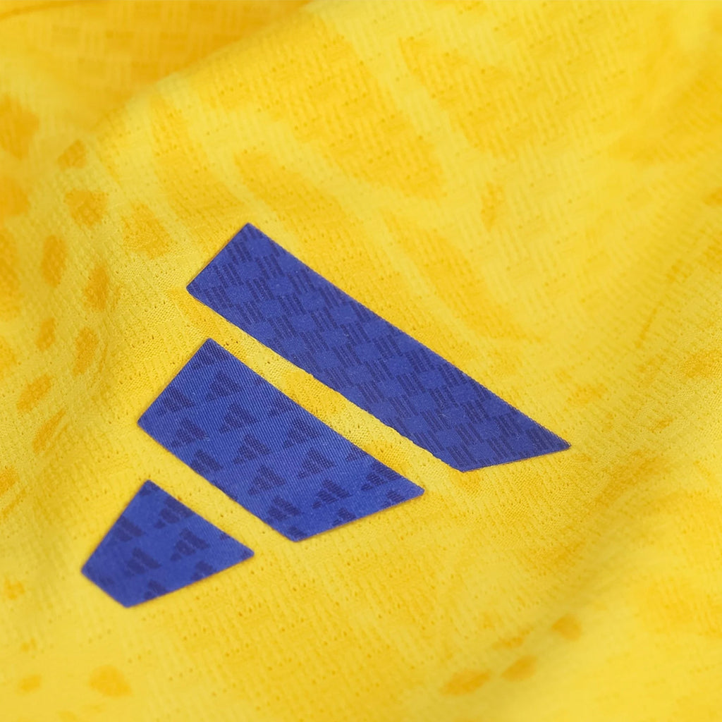 adidas Men's Mojica Colombia 2026 Authentic Home Jersey (Impact Yellow)