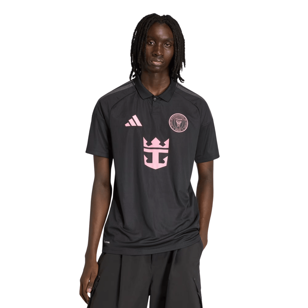 adidas Men's Suarez Inter Miami CF 26/27 Away Jersey (Black/Pink)