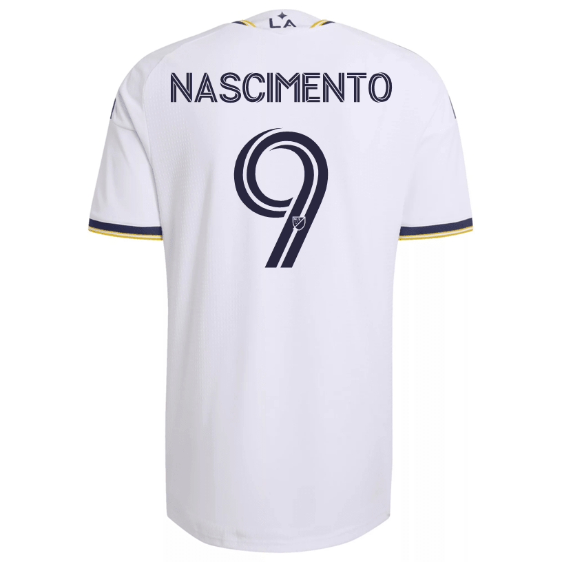 adidas Men's Nas cimento LA Galaxy Authentic Match Home Jersey 26/27 (White)