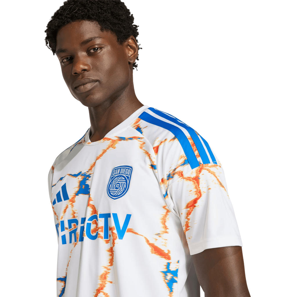 adidas Men's Ingvartsen San Diego FC 26/27 Away Stadium Jersey (White)