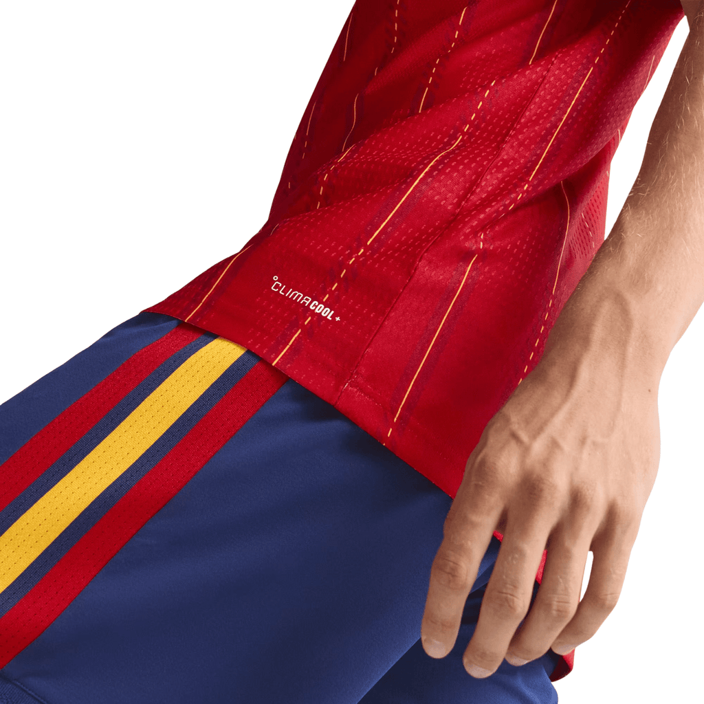 adidas Men's Cubarsi Spain Authentic World Cup Home Jersey 2026 (Vivid Red)