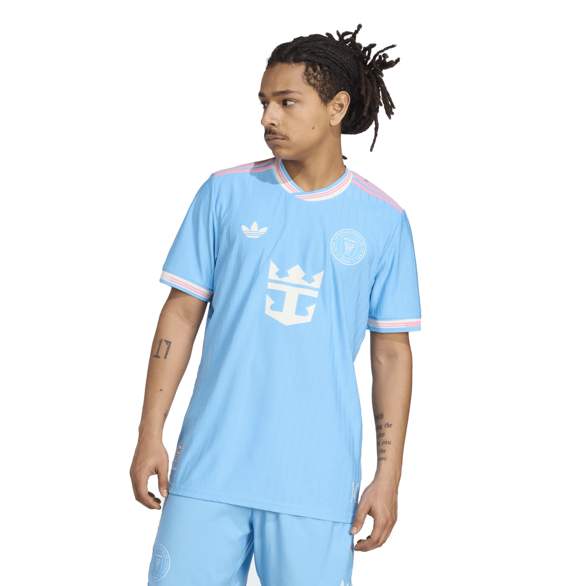 adidas Falcon Inter Miami Authentic Third Jersey 25/26 (Blue/Pink)