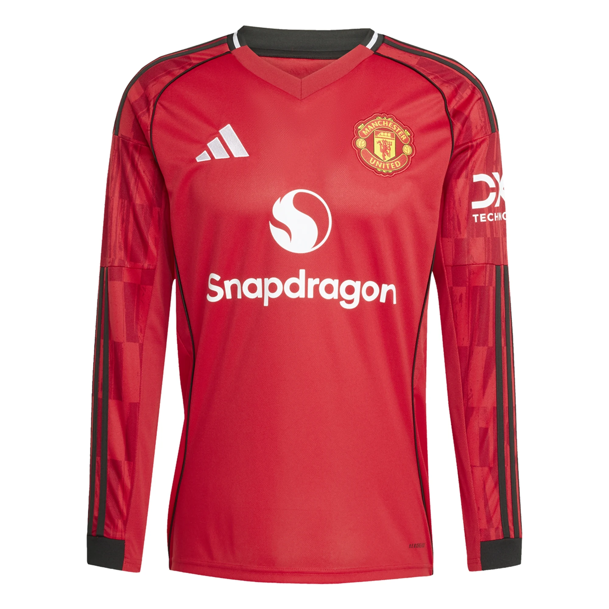 adidas Manchester United Long Sleeve Home Jersey 25/26 (Red)