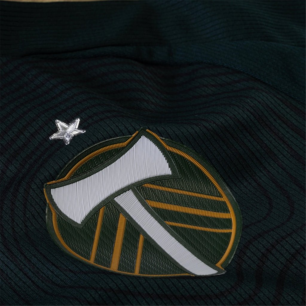 adidas David Ayala Portland Timbers Authentic Home Jersey w/ MLS & Apple Patch 25/26 (Green/Gold)