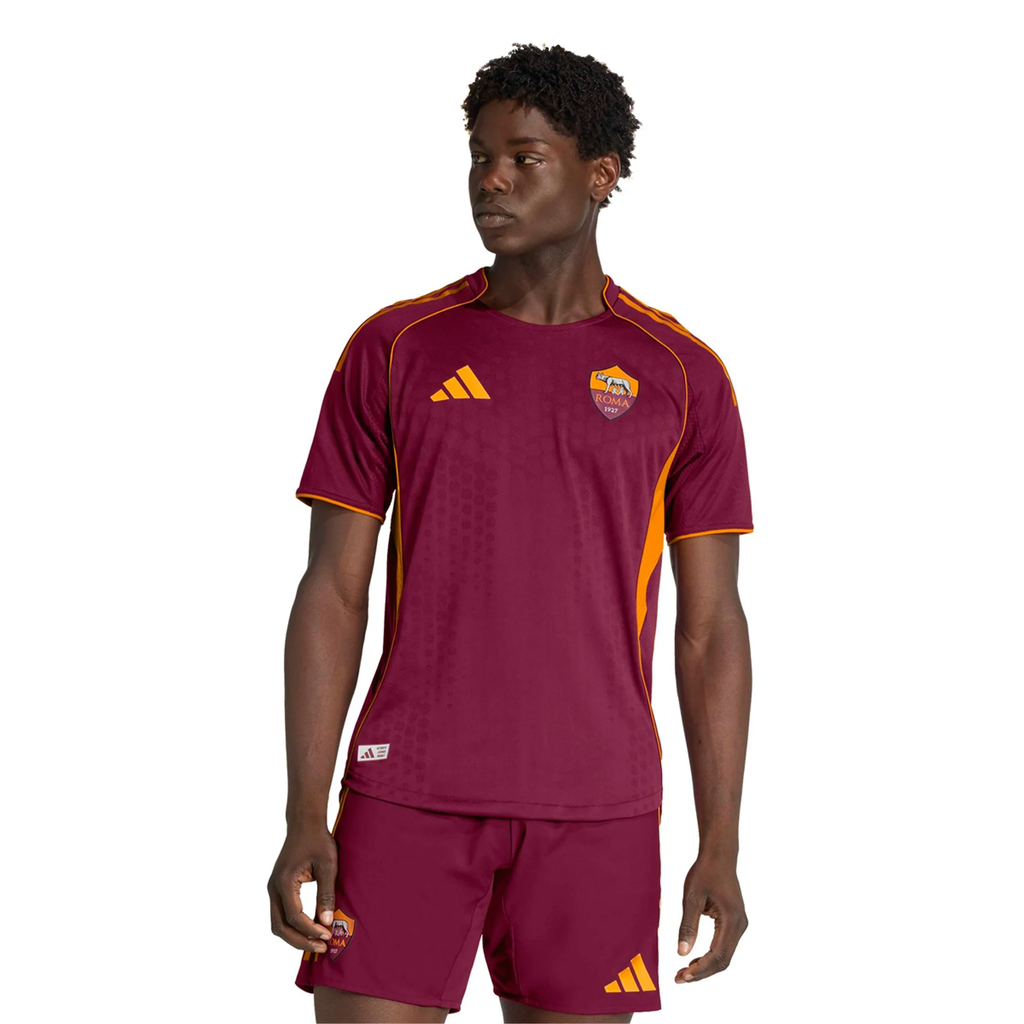 adidas Roma Authentic Buba SangarÃ© Home Jersey w/ Serie A Patch 25/26 (Burgundy)