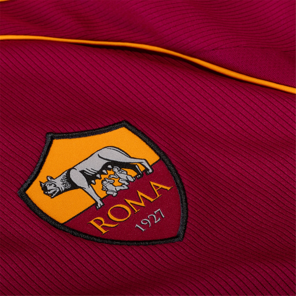 adidas Men's Roma Konstantinos Tsimikas Home Jersey w/ Europa League Patches 25/26 (Burgundy)