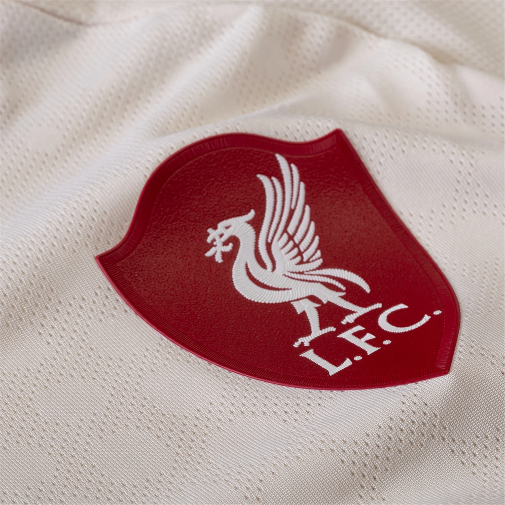 adidas Men's Liverpool Authentic Diogo Jota Away Jersey w/ Champions League Patches 25/26 (Wonder White)