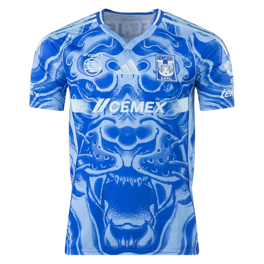 adidas Tigres Away Jersey 25/26 (Blue/Aqua)