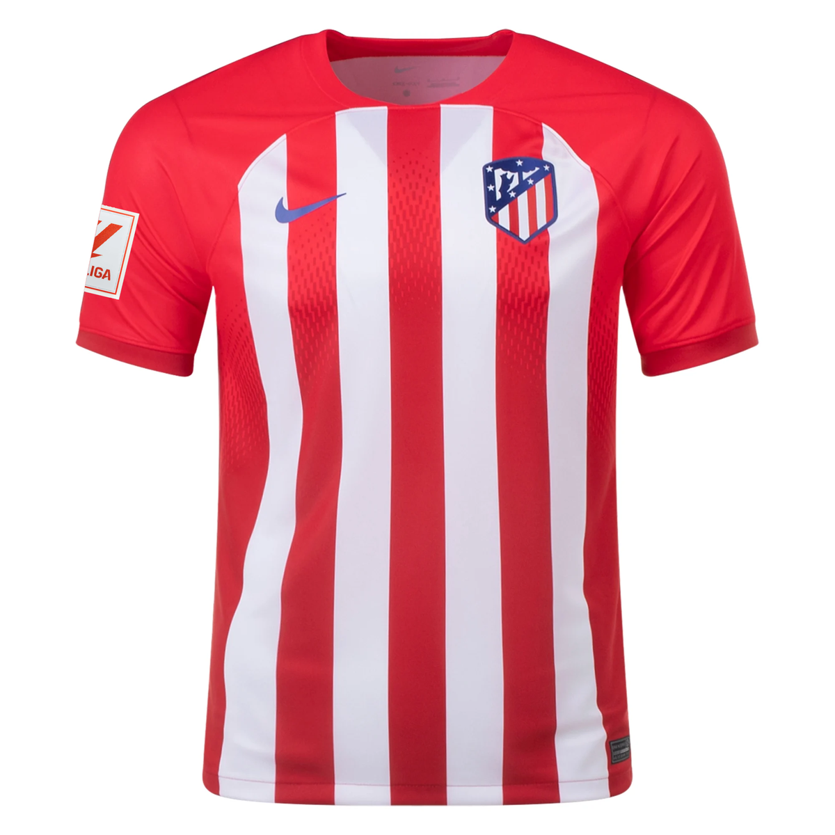 Nike Atletico Madrid JosÃ© MarÃ­a GimÃ©nez Home Jersey w/ La Liga Patch 23/24 (Sport Red/Global Red)