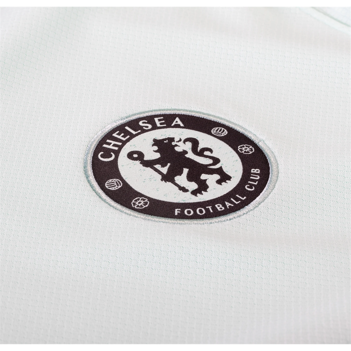 Nike Chelsea Marc Cucurella Third Jersey w/ EPL + No Room For Racism Patches 23/24 (Mint Foam/Black)