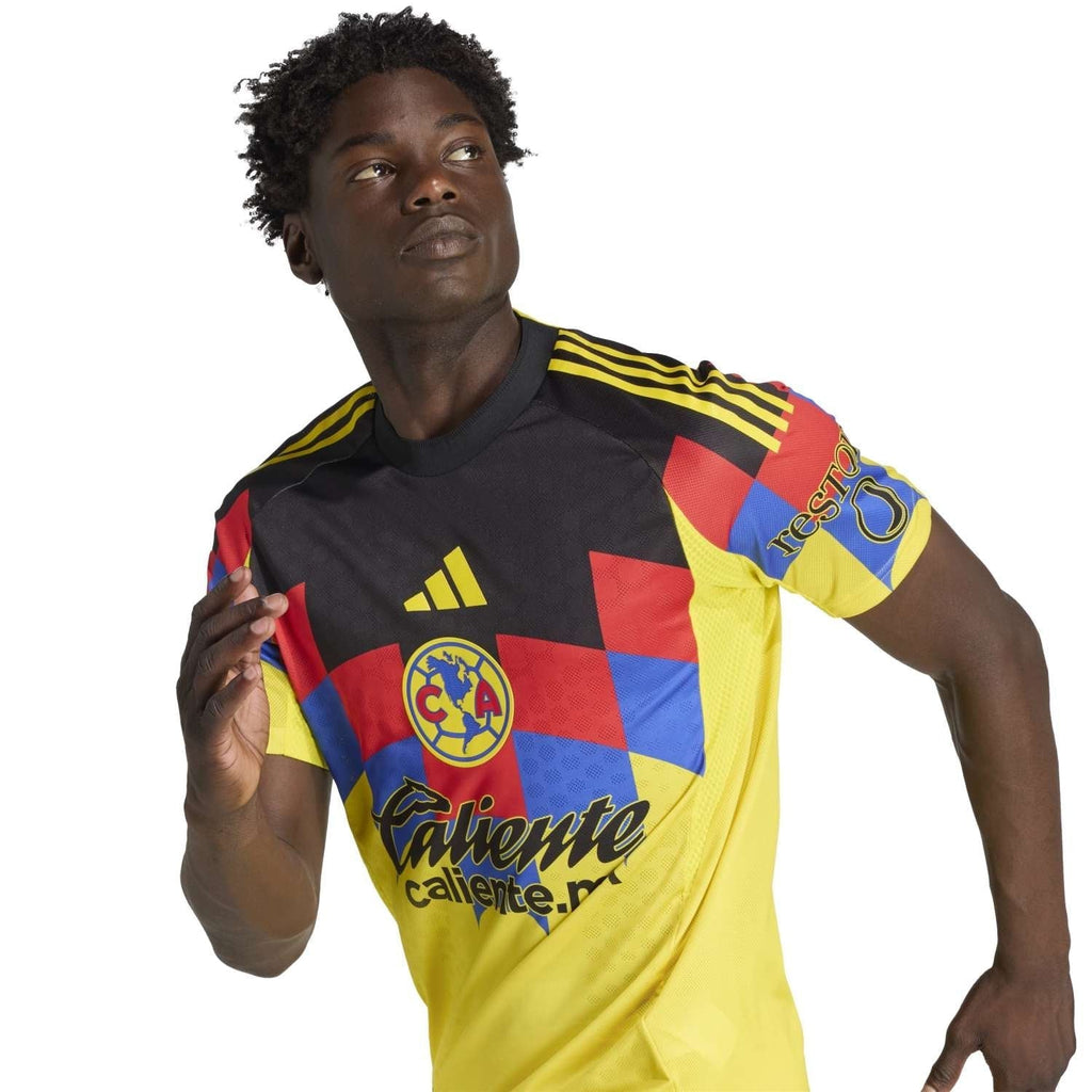 adidas Henry Men's Club America 25/26 Authentic Home Jersey (Yellow)